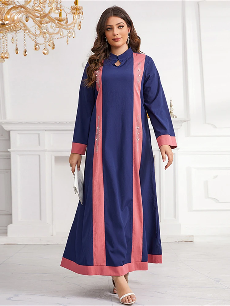 Dubai Turkey Abayas For Women Wedding Party Evening Gowns Long Sleeve Dress 2024 Eid Mubarak Islamic Clothing Caftan Marocain