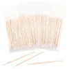 500pcs Disposable Wooden Cotton Swabs Eyebrow Eyeline Lips Makeup Aid Tools Ultra-fine Tip Head Nails Ear Cleaning Cotton Sticks 4