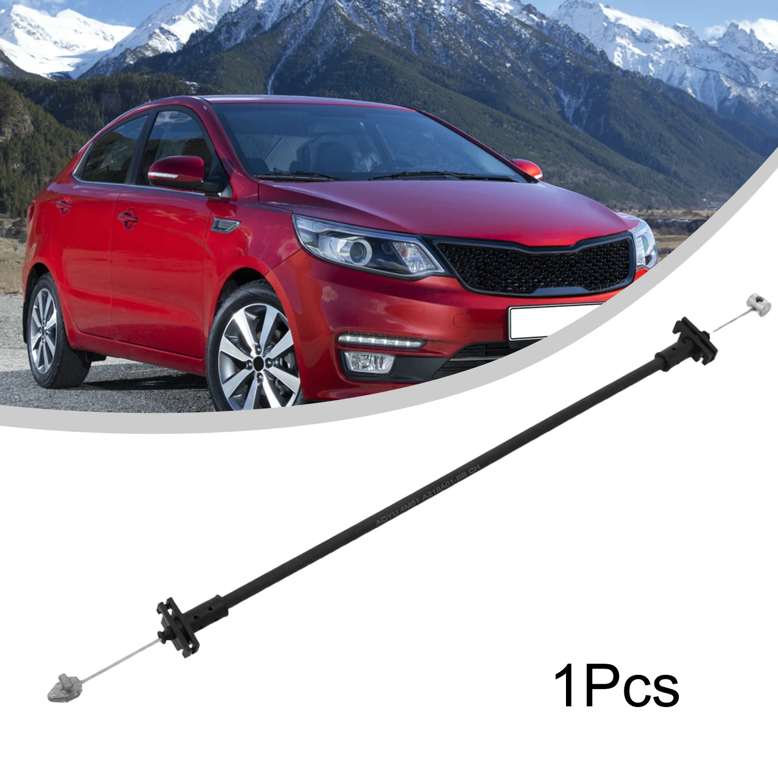 

1pc Front Door Lock Control Cable Fits For Ford For Focus 2004-2013 #4M51-A218A01-BA ,1480308 Black ABS Exterior Handle Wire
