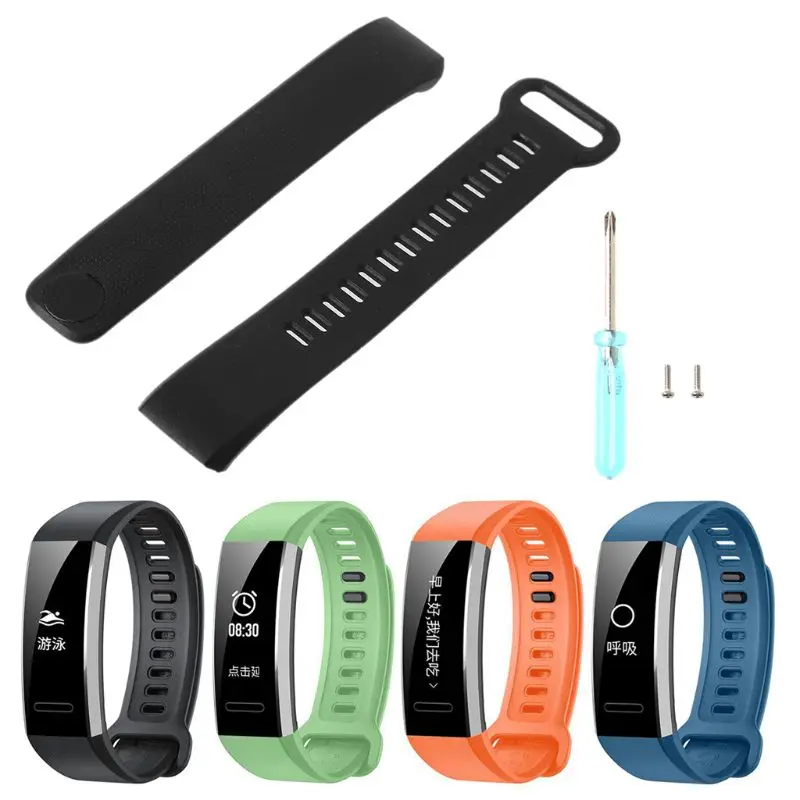 

Силиконовый сменный ремешок на запястье для смарт-часов Huawei Band 2/Band 2 pro