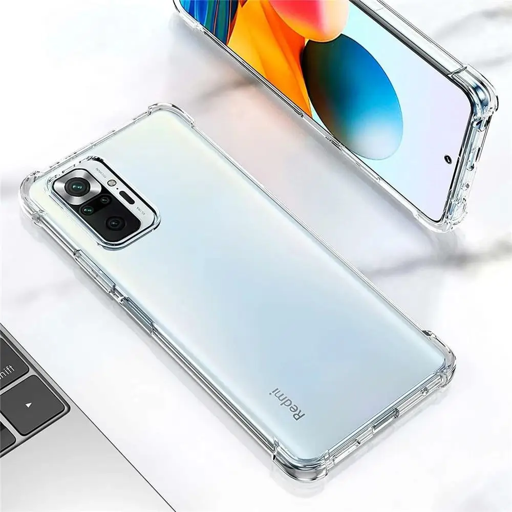 Ultra Thin Shockproof Silicone Clear Phone Case Back Cover