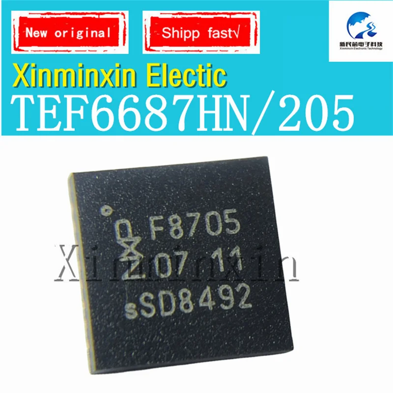 1-10개/몫 F8705 TEF6687HN QFN-32 IC 칩 원본 재고 있음