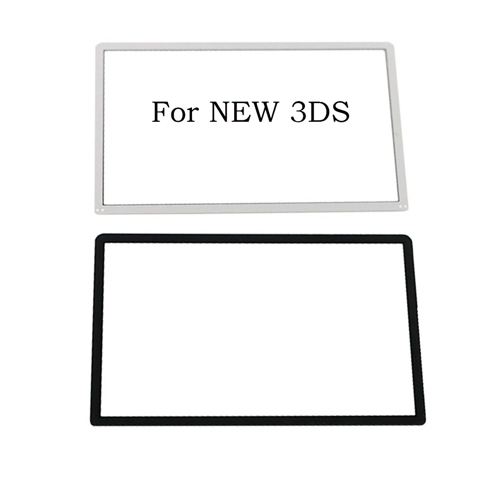 Top Screen Frame Lens Cover Lcd Screen Protector Film Plastic Cover Len For Nintend New 3Ds Host