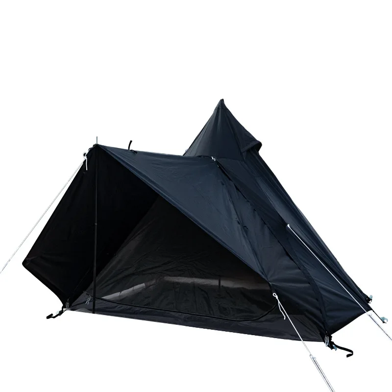 

Indian Pyramid Tent for Outdoor Camping, Sun Shading, Sun Protection, Double Layer, Rain Proof Tower, Cabin