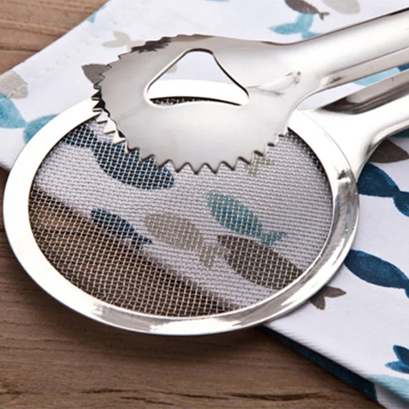 Kitchen Accessories Multifunction Stainless Steel Sieve Filter Spoon Fried Food Oil Strainer Clip Handheld Cooking Tools Gadgets oil strainer