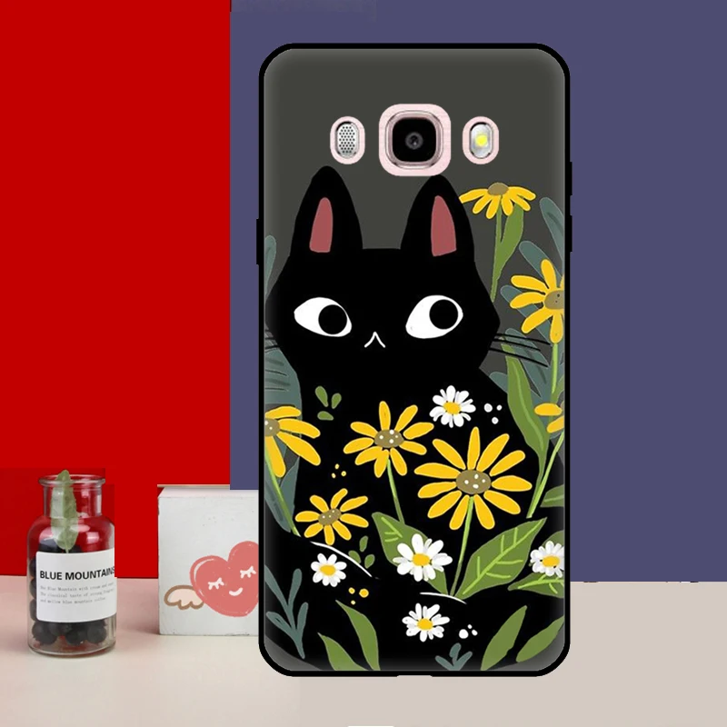 Black Cat Cartoon Cute Phone Case – Stylish and Protective Cover