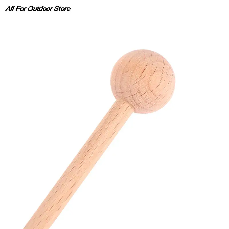 1Pair Solid Wood Knocking Sticks Hammer Children's Percussion Instruments Wood Mallets Percussion Sticks for Xylophone