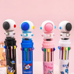 15.7cm Cartoon Astronaut Ballpoint Pen School Office Supply Stationery Papelaria Escolar Multicolored Pens Colorful Refill