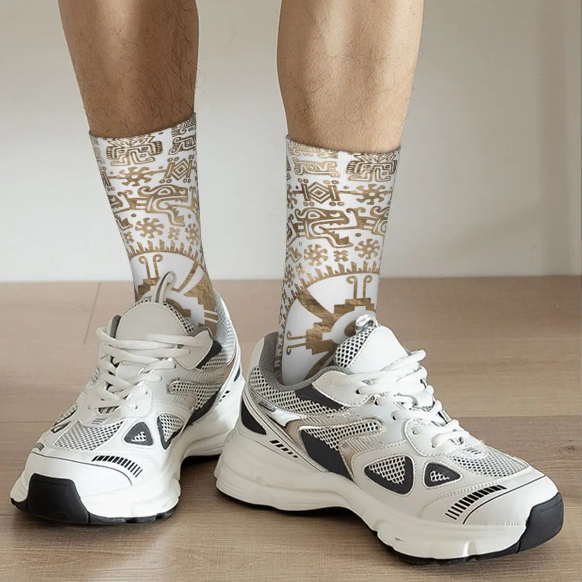 Hunab Ku Pastel Gold Adult Socks Unisex socks,men Socks women Socks