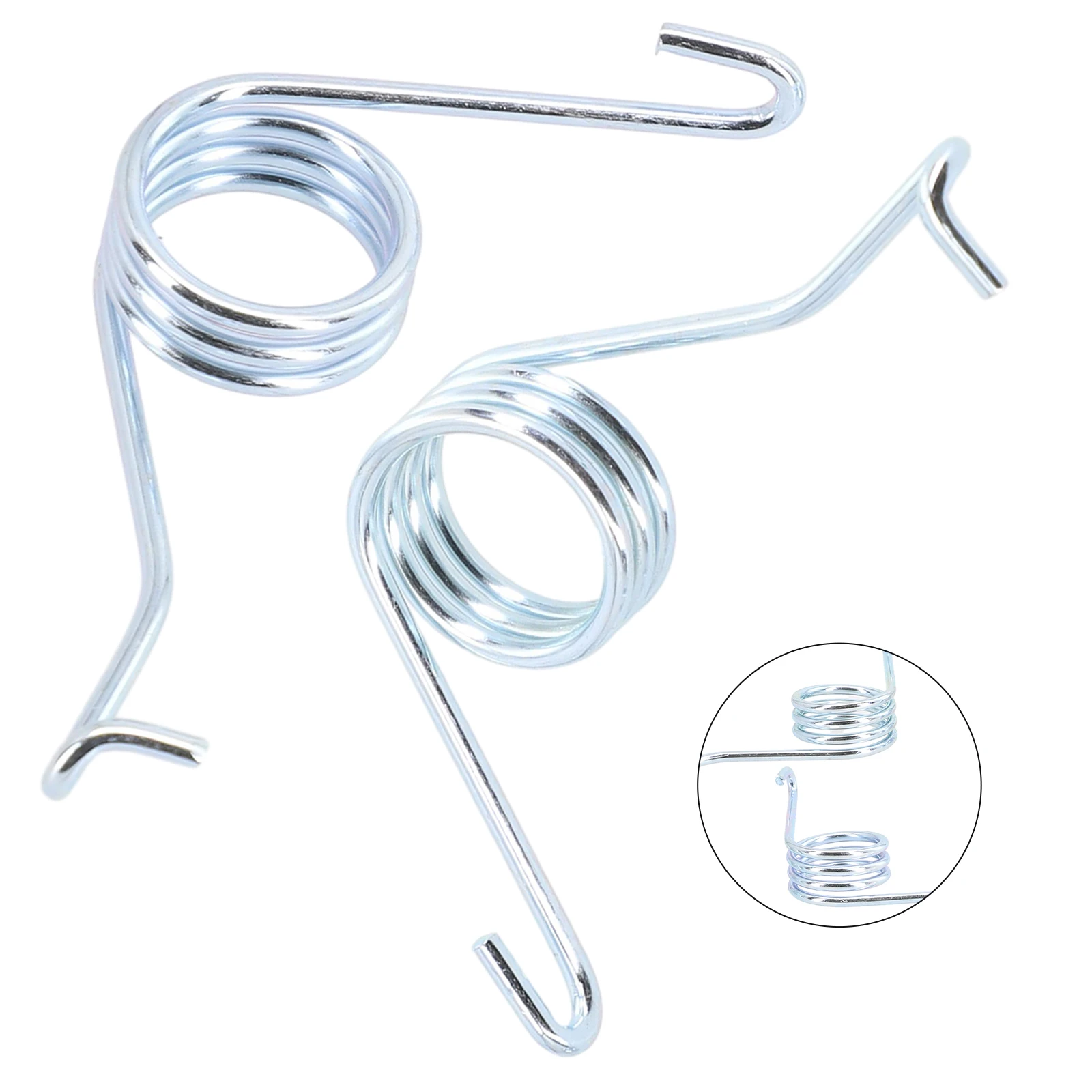 

Pair Of Car Brake Caliper Rear Caliper Return Springs Silver Metal For Golf For Bora For Sharan For Transporter 7H0615296