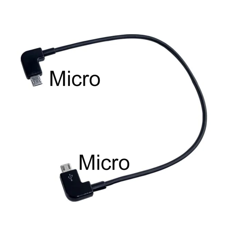 Hubsan Zino H117S ZINO MINI Pro SE RC 드론 예비 부품, 원격 송신기 연결 어댑터 케이블, 마이크로 USB C 타입 라이트닝