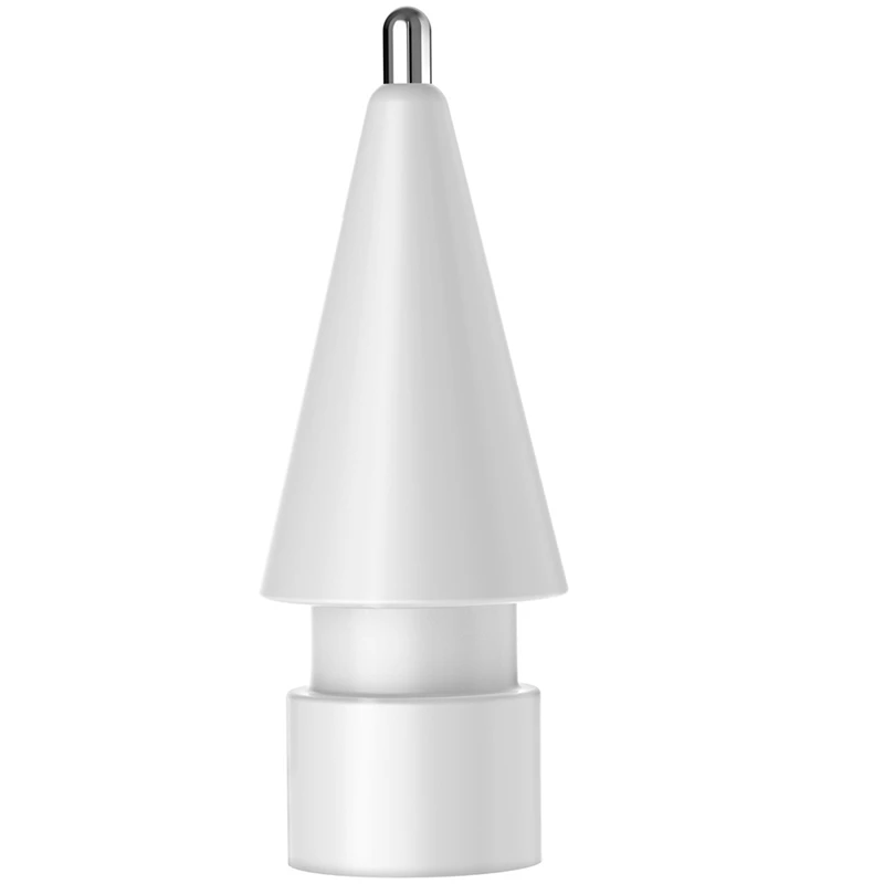 3 Pcs Metal Top Tip Capacitive Pen Precision Replacement Tip Stylus Replacement Tip For Apple Pencil Gen 1/Gen 2,White