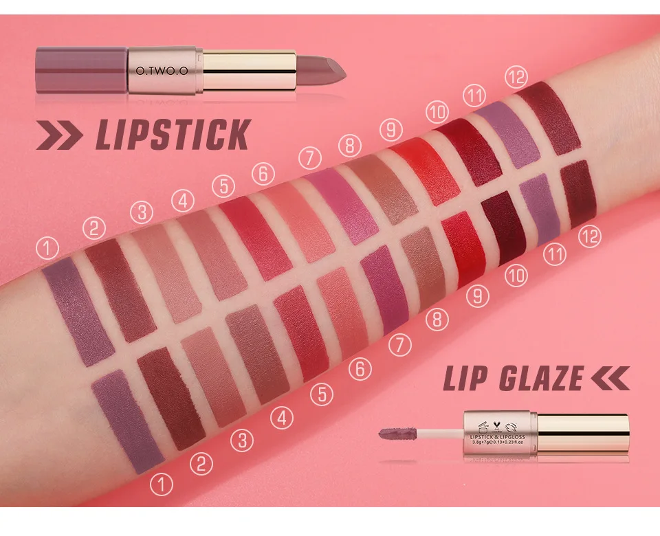 Wasserfester 2 In 1matter Lippenstift Und Lipgloss Langhaftend_voghion.com