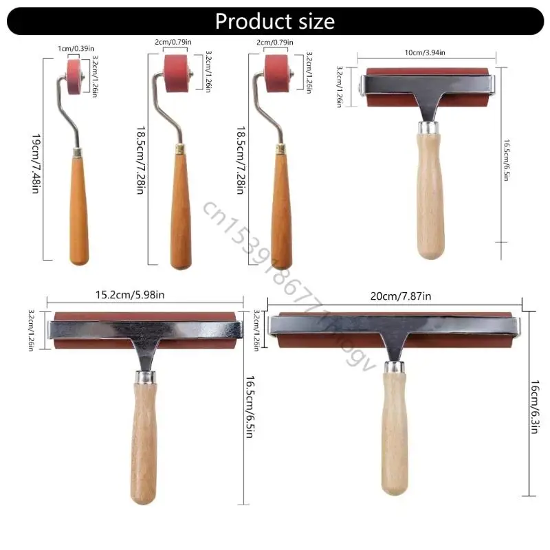 Versatile Rubber Brayer Roll for Creative Art Projects