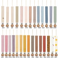 Attache-tétine en coton doux pour bébé, chaîne sucette, support mamelon pour mamelons, jouet factice, Clip factice, cadeau 1