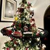 Christmas Train Electric Toys Christmas Tree Decoration Train Track Frame Railway Car with Sound&Light Rail Car Christmas Gifts 5