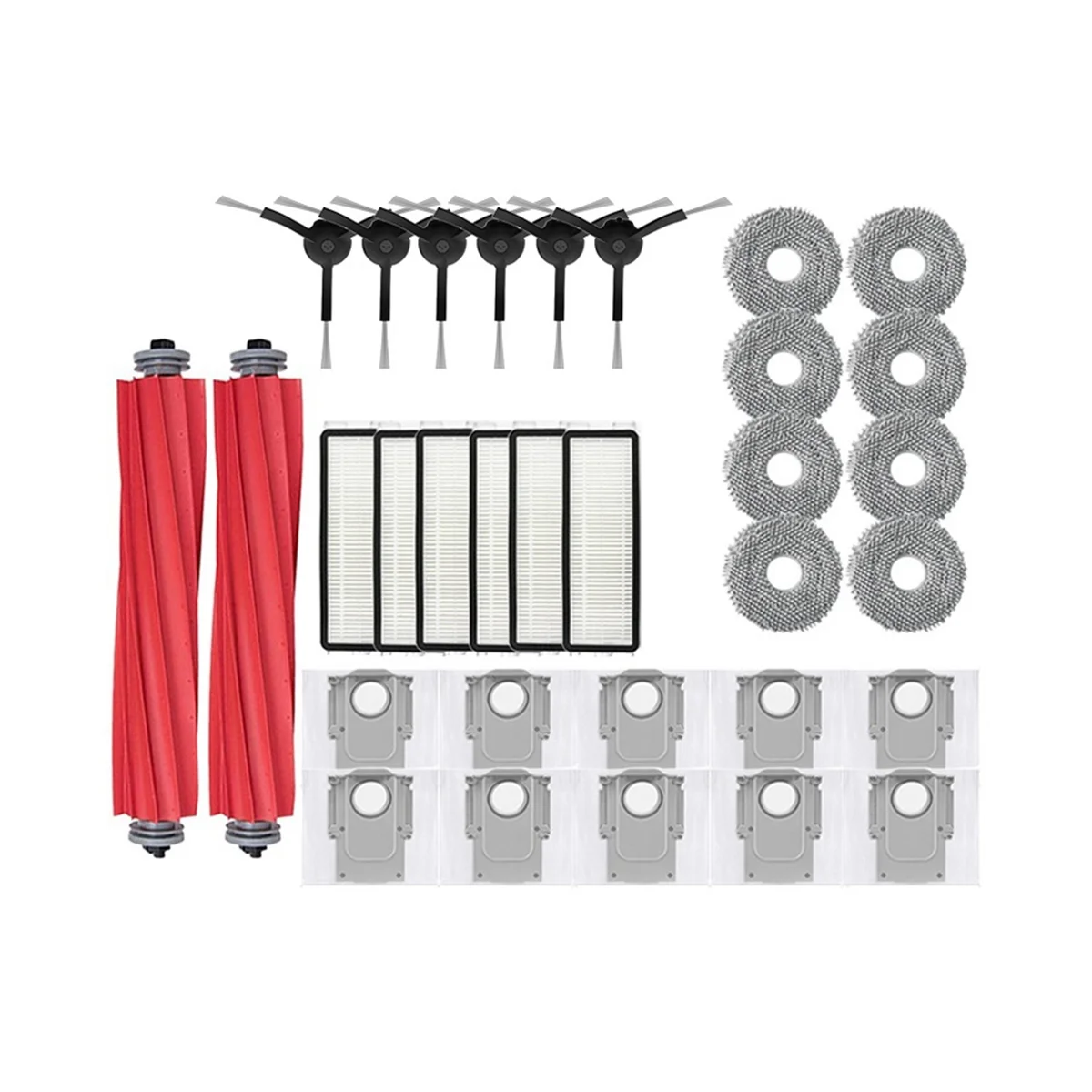 

For Roborock Q Revo / P10 A7400RR Vacuum Cleaner Main Side Brush Hepa Filter Mop Cloths Dust Bag Spare Parts