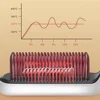 Adjustable Tourmaline Ceramic Hair Comb with 5 Levels - Multifunctional Curling Iron Brush 5