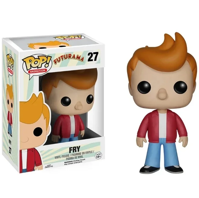 thumbnail image 4 of Funko Pop Futurama FRY 27 # BENDER 29 # Serie de muñecas de acción plateadas y doradas Edición limitada Modelo de juguete Regalo de cumpleaños para niños, 4 of 5