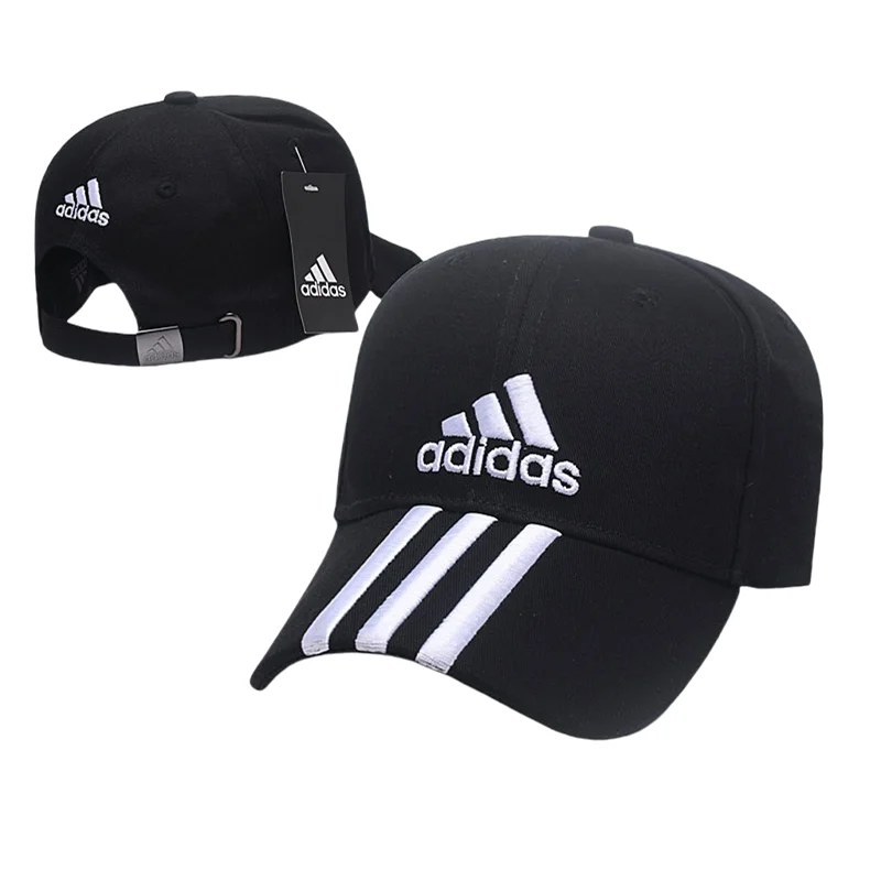 Adidas Men's and Women's Tennis Caps, Couple Style, Breathable, Fashionable, Leisure, Simplicity, Adjustable Visors, Pink