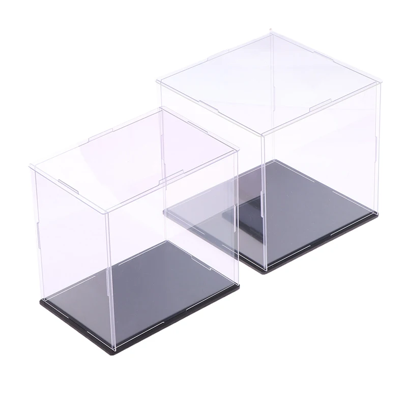 1Pc Transparent Acrylic Display Box Storage Dustproof Protection Display Cabinet Box For Dolls/Toys/Collectibles 22 Sizes 3