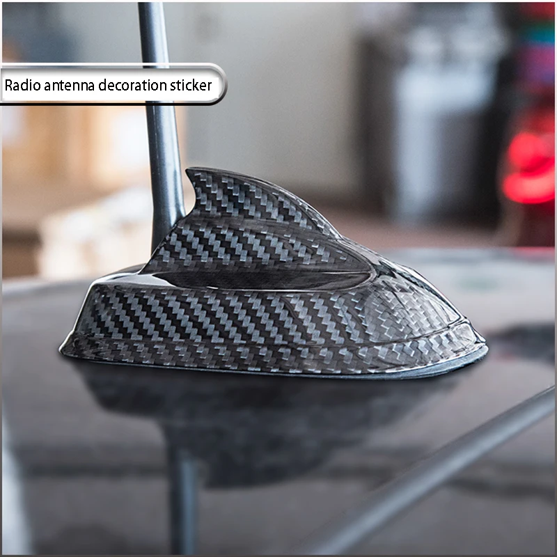 

Car Shark Fin radio antenna carbon fiber decorative stickers For Mini Cooper F55 F56 F54 F57 F60 Countryman radio antenna paste