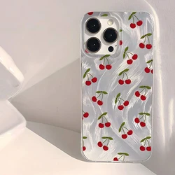 Cherry Pattern IMD Phone Case Cover - S21 (SC02 - BA - P0903)
