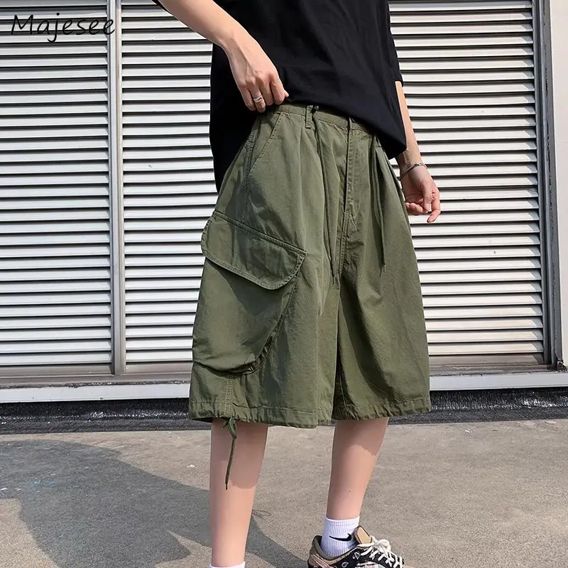 Korte broek heren japanse mode streetwear retro knappe grote zakken  dynamisch youngster baggy casual zomer hiphop stijlvol populair| | -  AliExpress