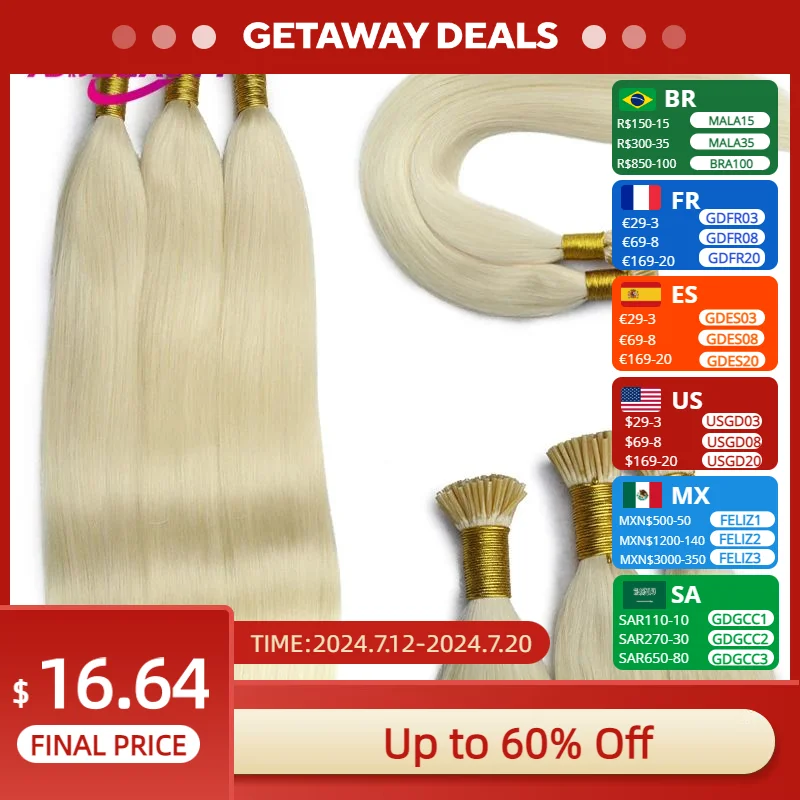 

Choice Straight Hair Extensions Human Hair ITIP Capsule Keratin Remy Human Hair Extension 50pcs Natural Fusion Human Hair Brown