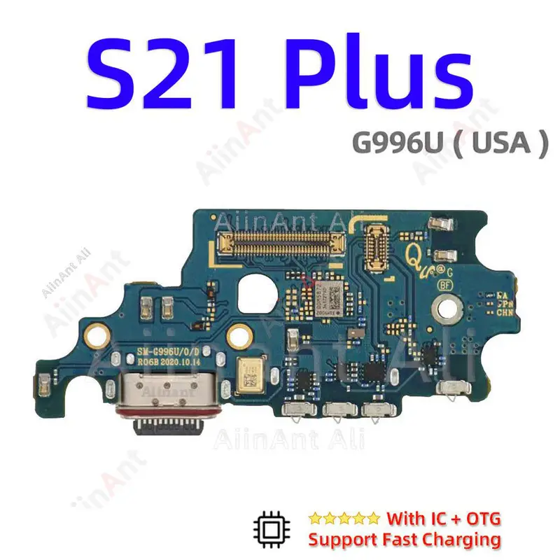AiinAnt Dock USB Charger Board Connector Charging Port Flex Cable For Samsung Galaxy S21 Ultra Plus FE S21+ G998B G996U G991B - Image 10