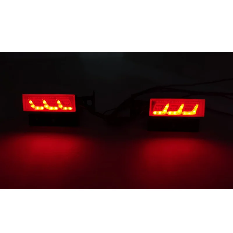 Metal LED Tail Light Lamp For 1/14 Tamiya RC Truck Car SCANIA R730 R470 R620 VOLVO FH12 FH16 ACTROS 3363 1851 AROCS 3363 3348 MA 5