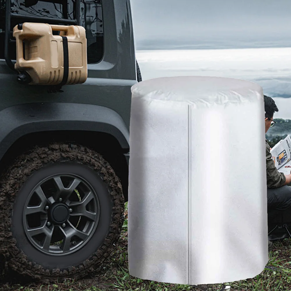1pc Tire Cover For Storage 210D Oxford Fabric Tire Storage Bag Waterproof Zipper For Outdoor Indoor Wheel Cover Storage 3