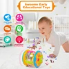 Baby 4 in 1 Tummy Time Crawling Toy Early Learning Sea Animals Sensory Toy Light Up Musical Projector for Infant Toddler Gifts 3