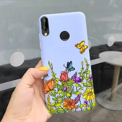 Cute Cartoon Candy Color Silicone Phone Case - Soft TPU Cover for Huawei Nova 3e (Beige)