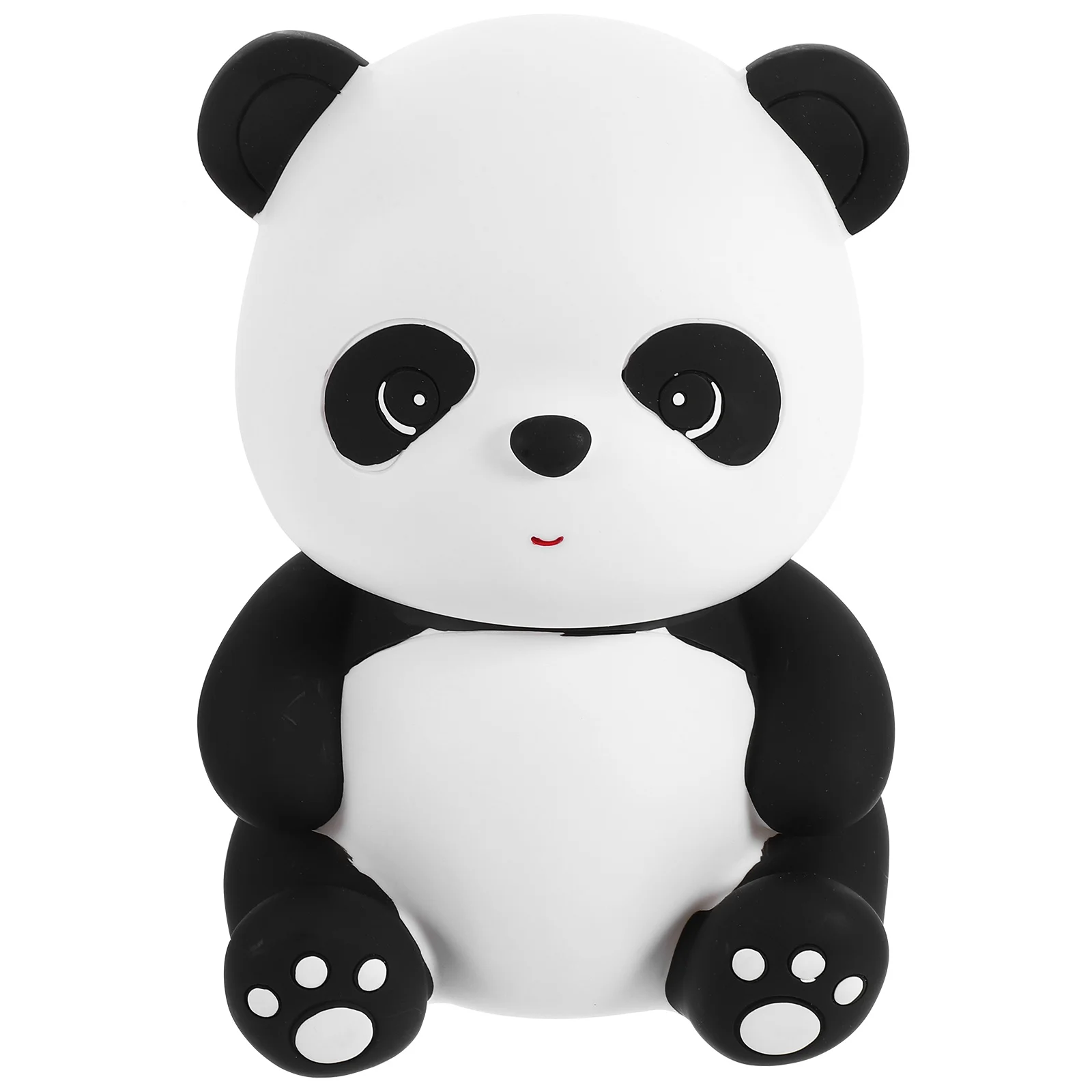 

Cartoon Panda Shape Piggy Bank Sitting Panda Cute Vinyl Panda Piggy Bank Unbreakable Sitting Panda Shaped Coin Money Bank