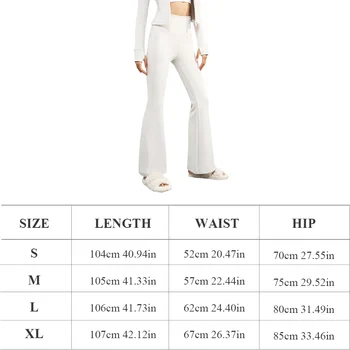 OhSunny Winter Warm Thick Yoga Pants 2024 New Flare Leggings High Waist Stretchy Breathable Fitness Trouser Women Workout Long 6