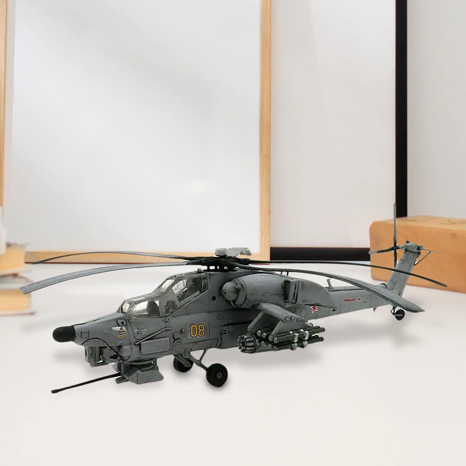 

1/72 DIY Mi 28 Havoc Anti Tank Helicopter Model Realistic Aircraft Model