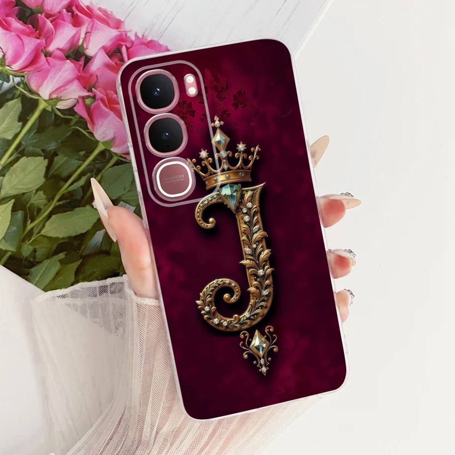 Stylish Crown Letters Soft Silicone Phone Case Cover