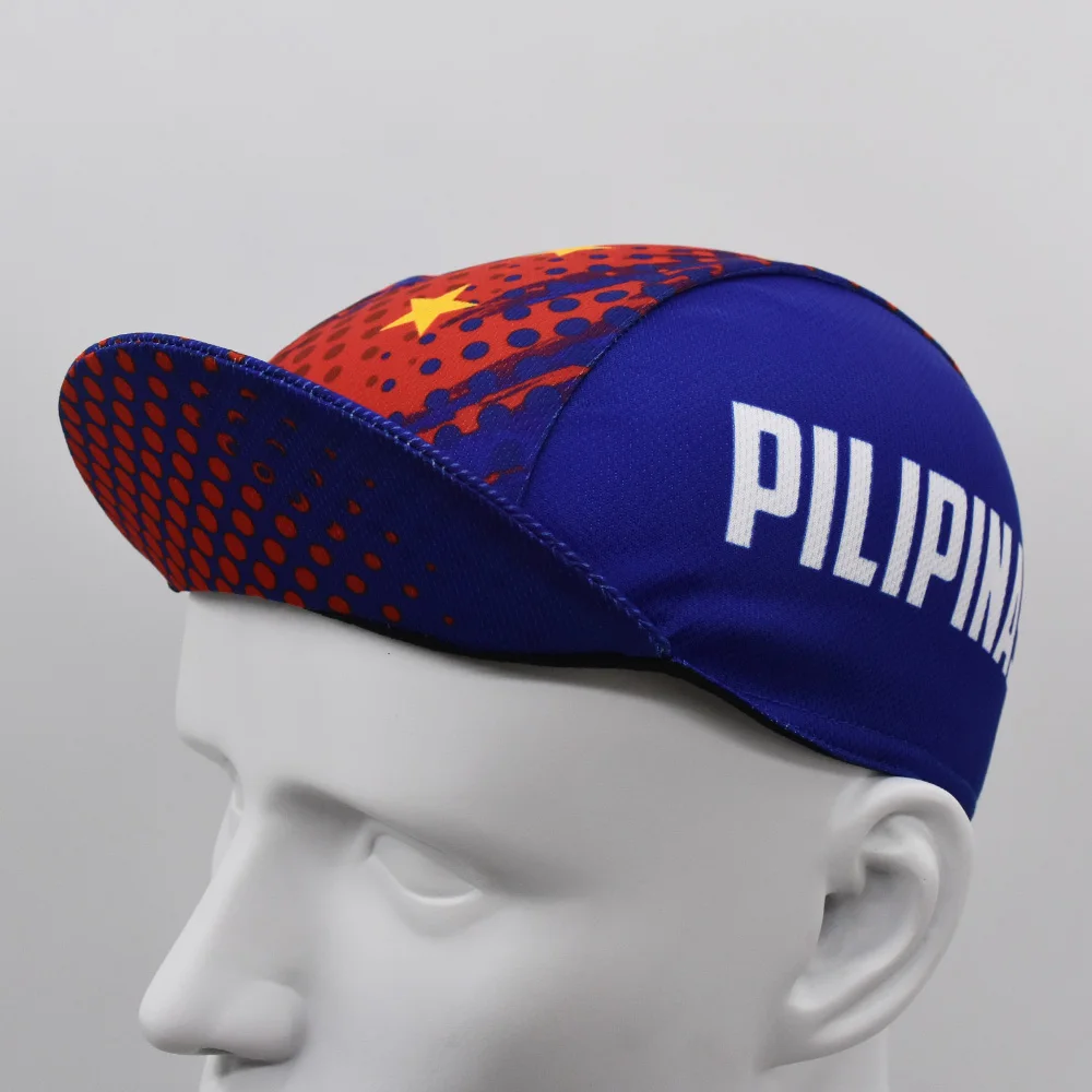 Pilipinas Cycling Hat Bike Caps For Men and Women Quick-drying Breathable Sports Outdoor Ride Unisex