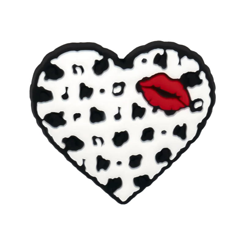 1/16PCS Black and White Spots Shoe Charms Balloon Dog Cow Flower Fashion Women Men Shoe Accessories Clog Sneaker Decoration shoe charms