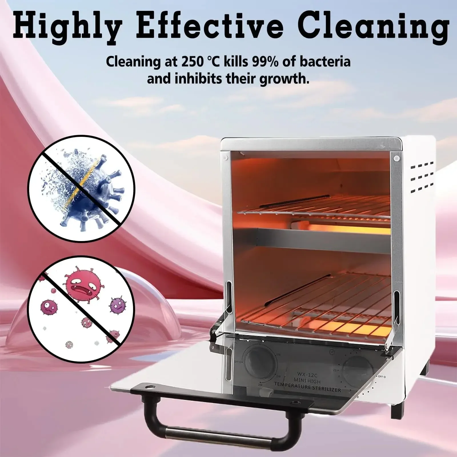 ตู้อุ่นผ้าขนหนูร้อน 12 ลิตร แบบสองช่อง สำหรับร้านเสริมสวย โรงแรม ตู้ฆ่าเชื้อโรค 1