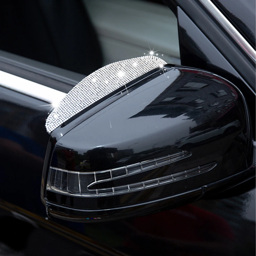 Rearview Mirror Rain Shield Rearview Mirror Rain Eyebrow Rearview Mirror Rain Guard 2Pcs PVC For Car