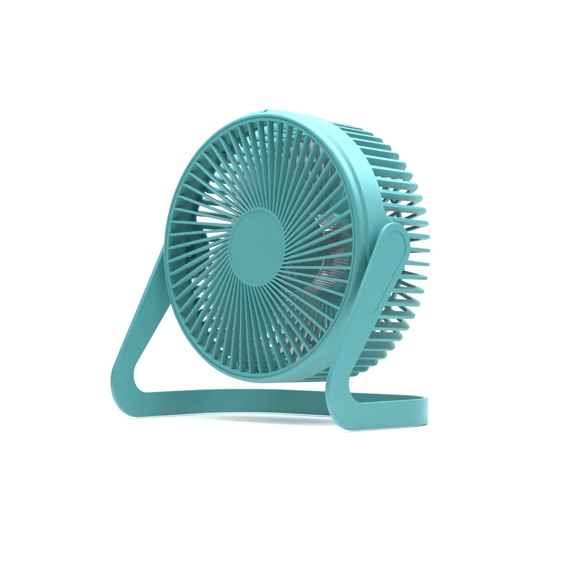 Ventilatore Portatile Silenzioso Ventilatore USB Da Tavolo Ricaricabile | 5 Velocità, Batteria 4000 MAh | Regolabile A 360° Per Ufficio E Casa Ventilatore Angolo 360 - 4