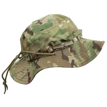 2024 Nuovo Camo Appassionati Tattici Tasca Quadrata Bonnie Cap Secchio Esterno Benny Cappelli Multicam Pesca Escursionismo All'aperto Berretti da Sole
