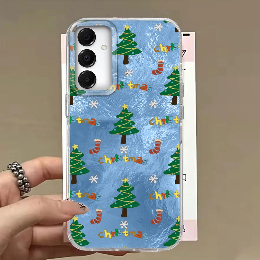 Festive Christmas Tree Pattern Phone Case Cover