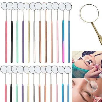 속눈썹 익스텐션 검사 거울, 전문 치아 청소 구강 눈 검사 거울, 메이크업 거울, 뷰티 스킨 케어 액세서리