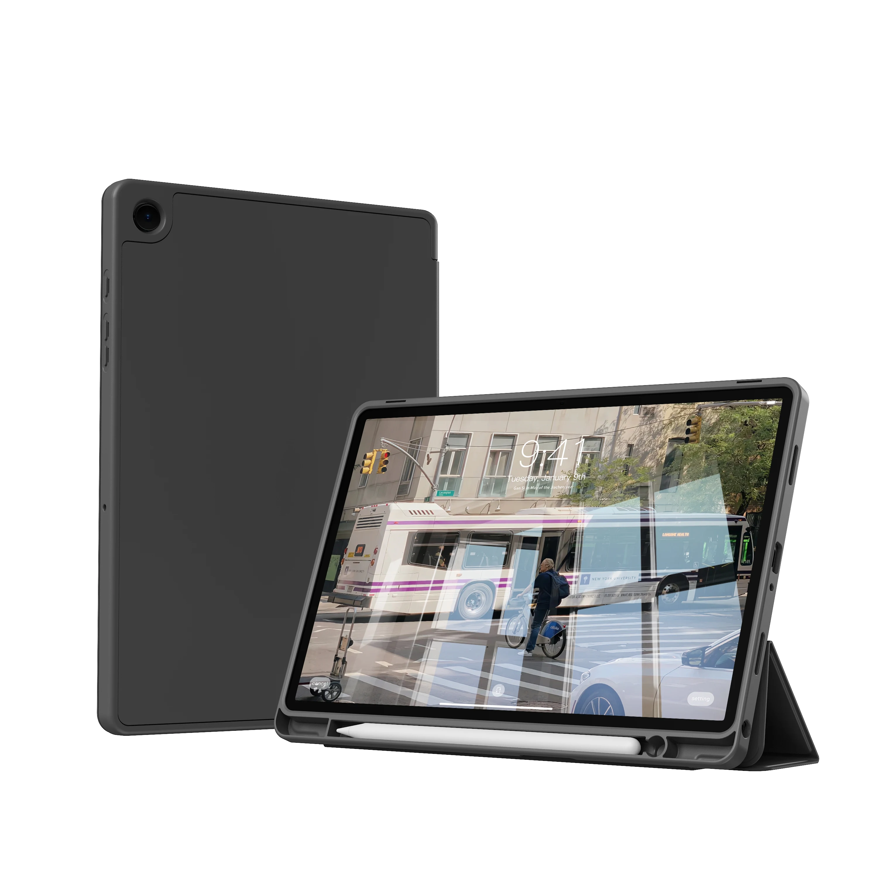 ZOYU Tablet Cover with Pen Tray