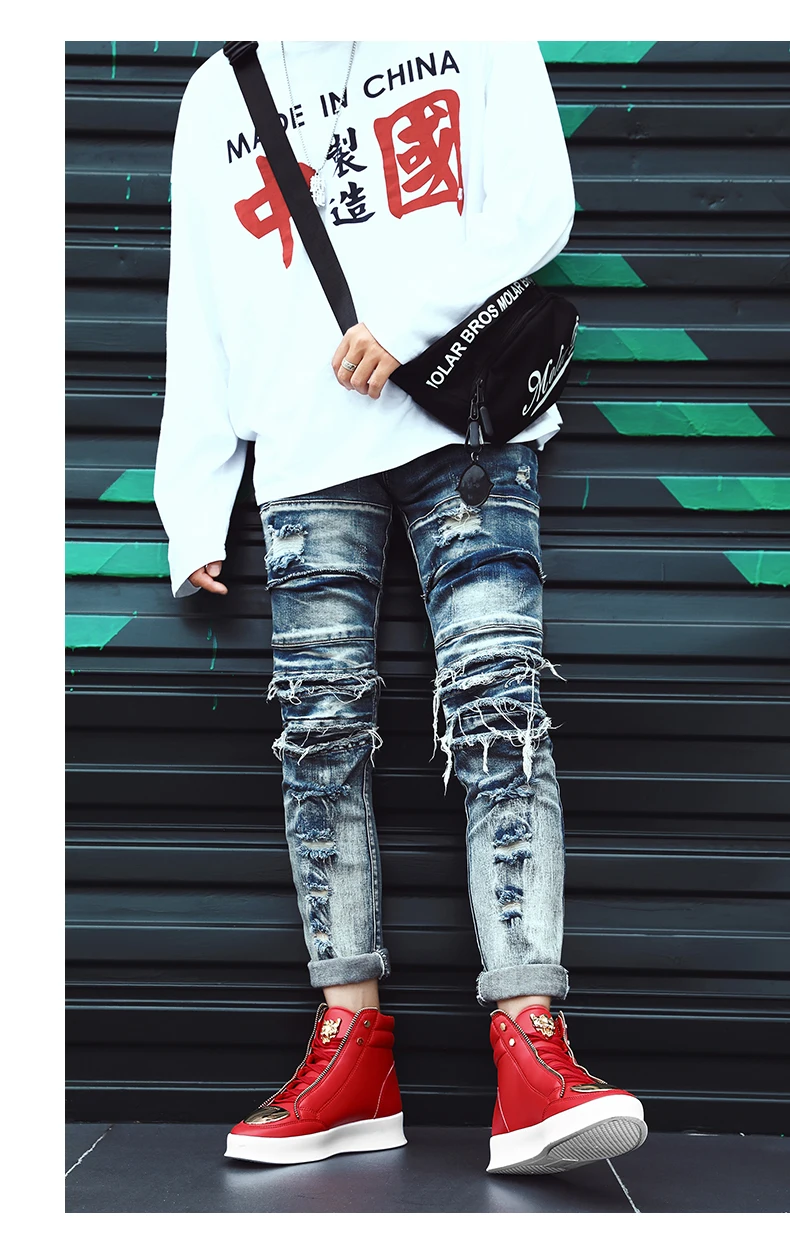 Leather Tourism Waterproof Shoes Men high top Sneakers - Uniqwear