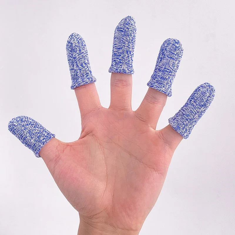 10 Pcs Anti-cut Finger Protector Finger Cover Kitchen Tool Thumb Knife Picker Cover F Protection Cutting Gadgets finger protector,finger guard