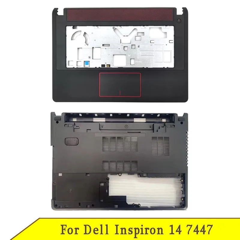 

New Bottom Base Case For Dell Inspiron 14 7447 Laptop LCD Cover Palmrest without Touchpad C D Upper Shell 03TN4M 06TDG5